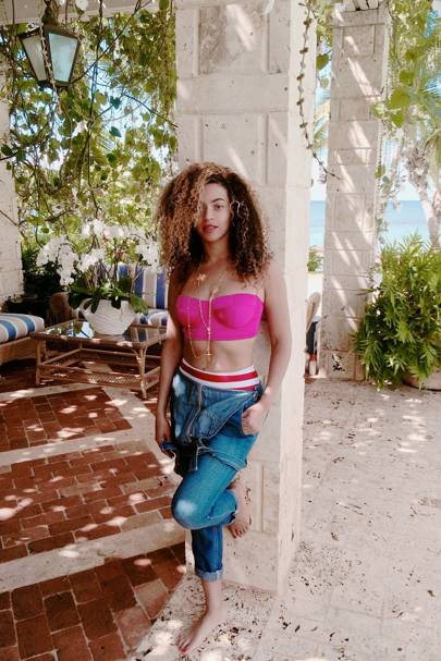 Beyonce On Holiday In Dominican Republic Tumblr Glamour Uk Beyonce Tumblr