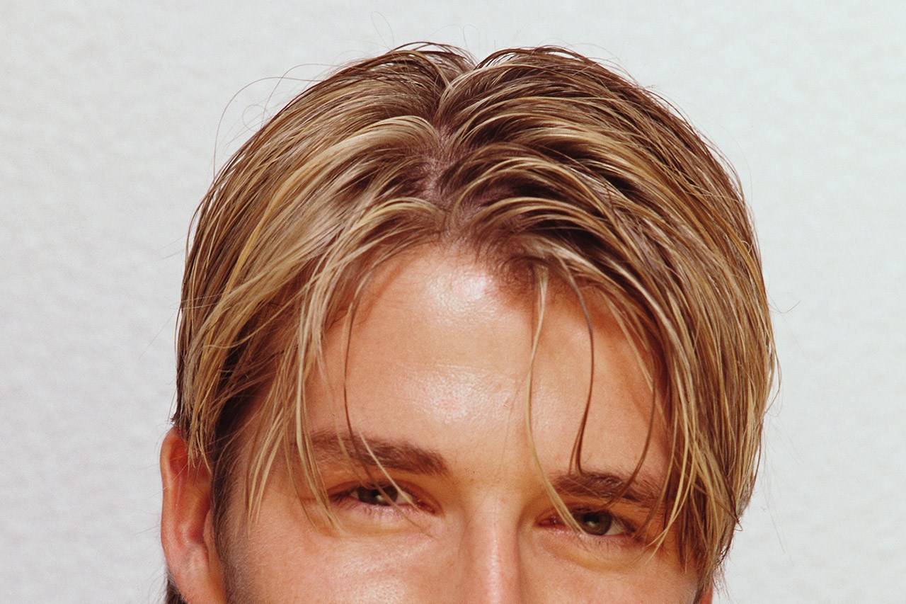 Men's hair trend 90s - hair curtains  Glamour UK