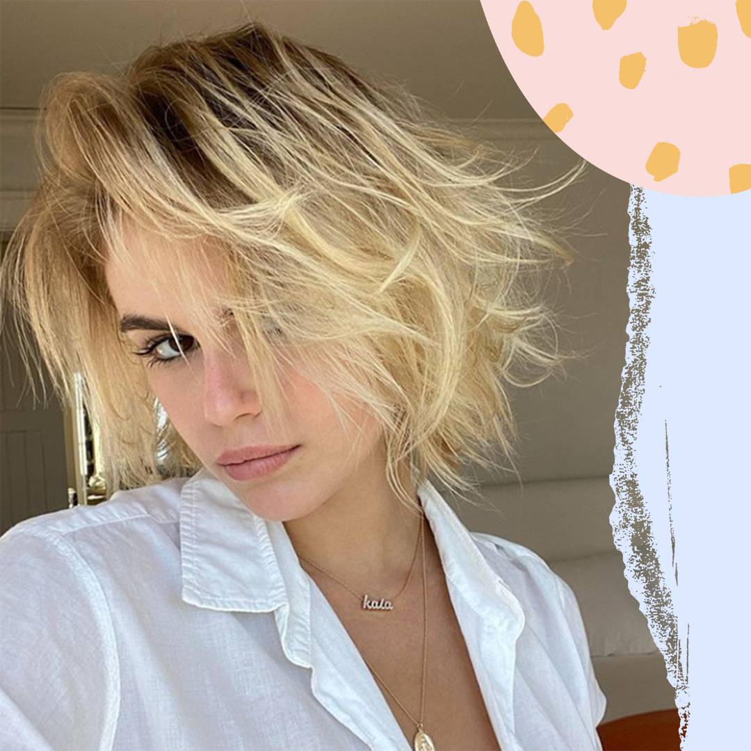 Image: We're still lusting over Kaia Gerber's 'dishevelled blonde' hair - here's how to mimic it