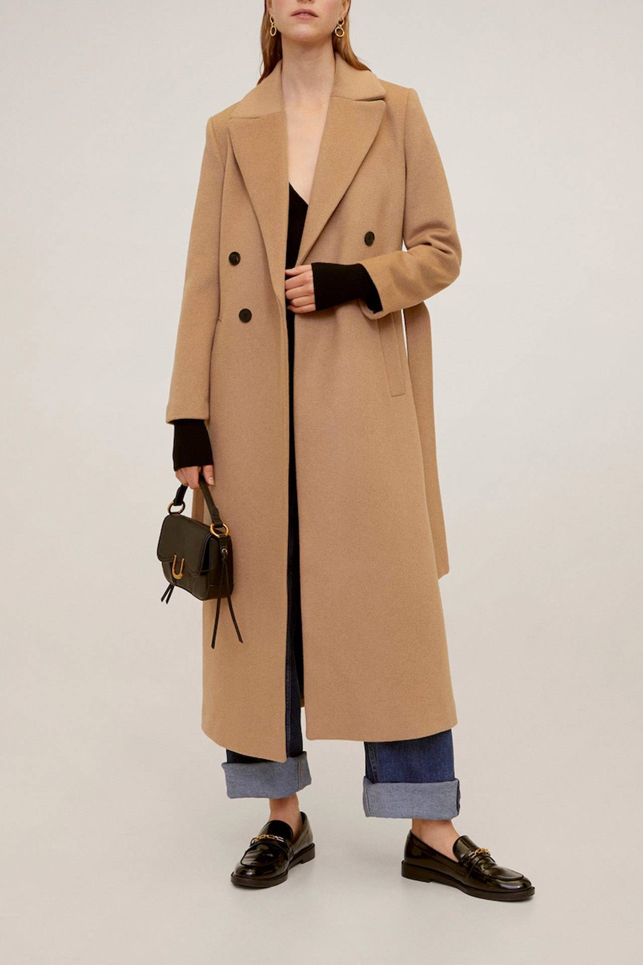 Mango camel coat