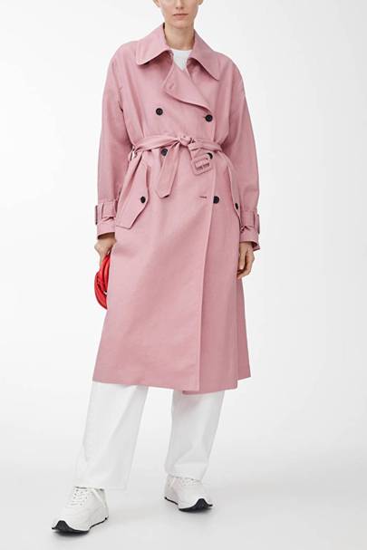 Arket pink trench coat Clearance