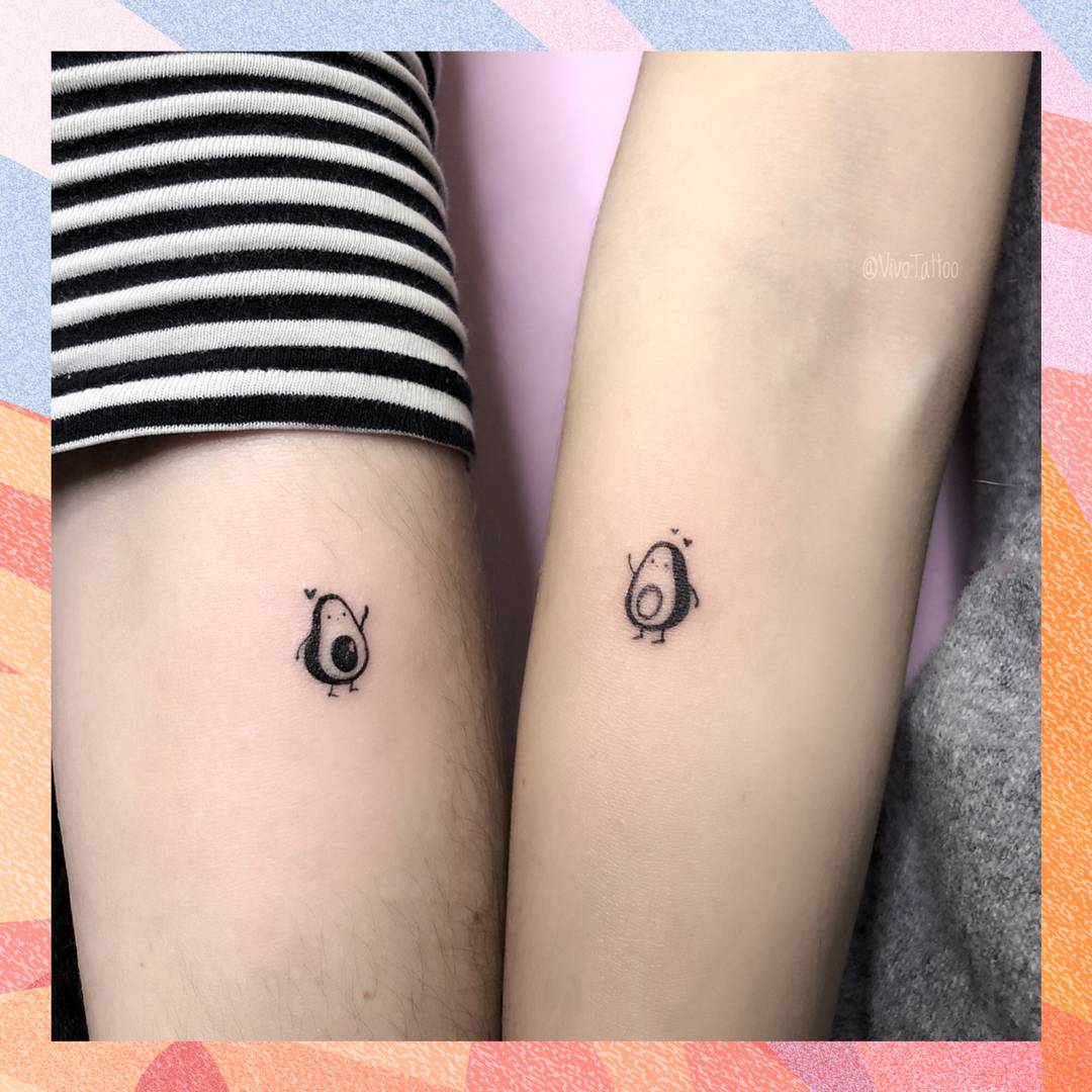 Image: These matching tattoos are proof that love can be permanent