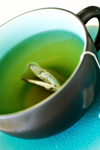 Aliment contre la cellulite avec du thé vert