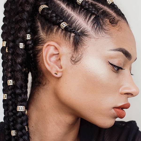 12 Ways To Wear Ponytail Braids From Tied-Back Twists To Hybrid ...