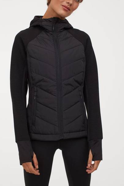 hooded running jacket women's