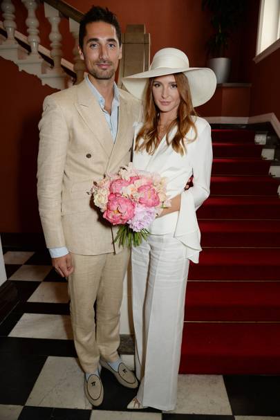 white dress for registry office