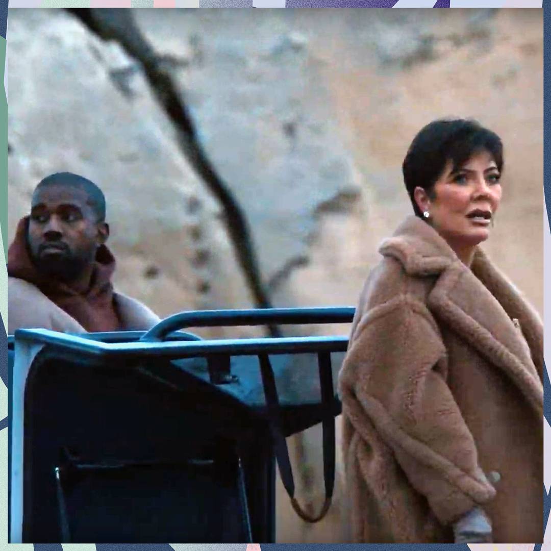 Image: Kris Jenner stars in Kanye West's new music video and we are just as confused as she looks