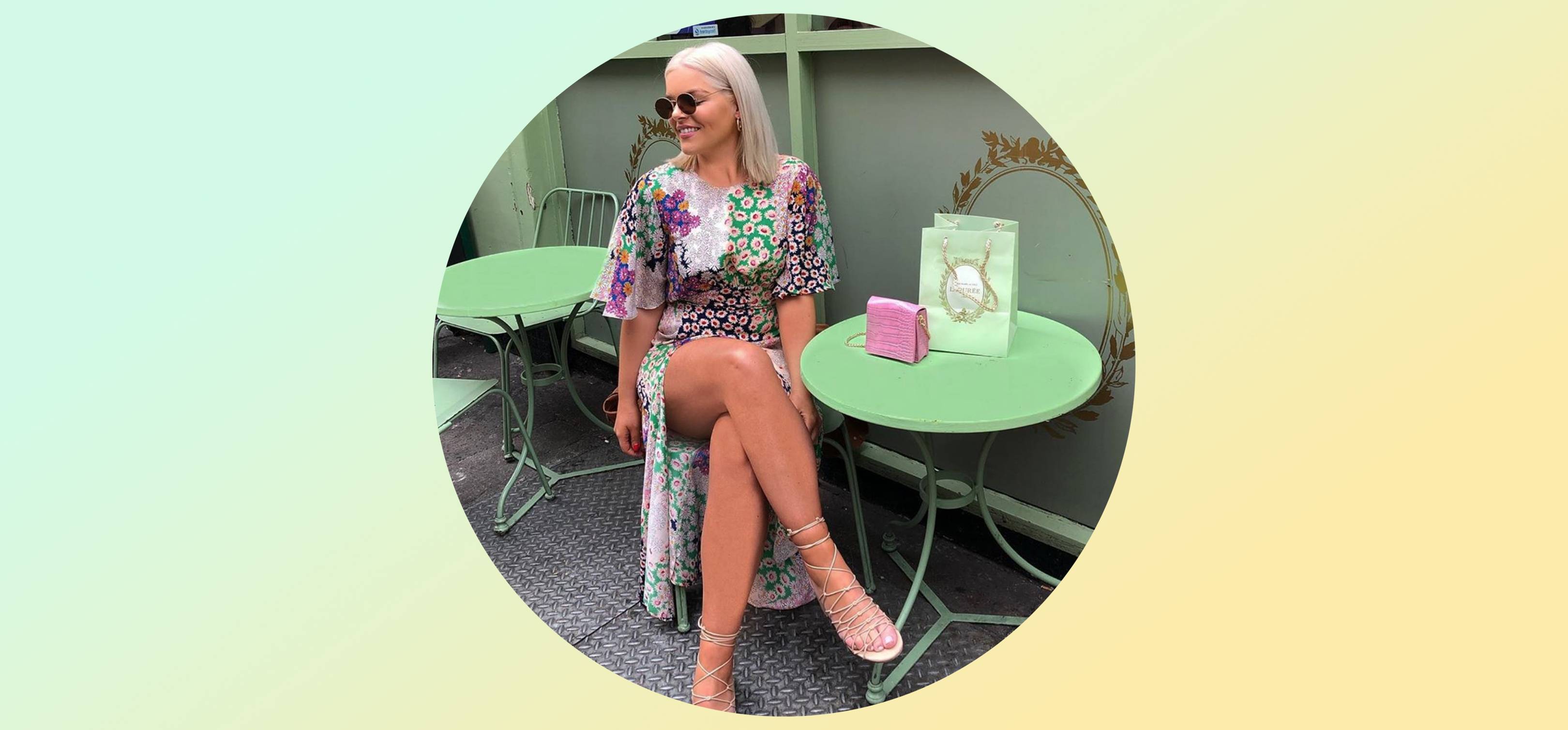 austin floral dress topshop