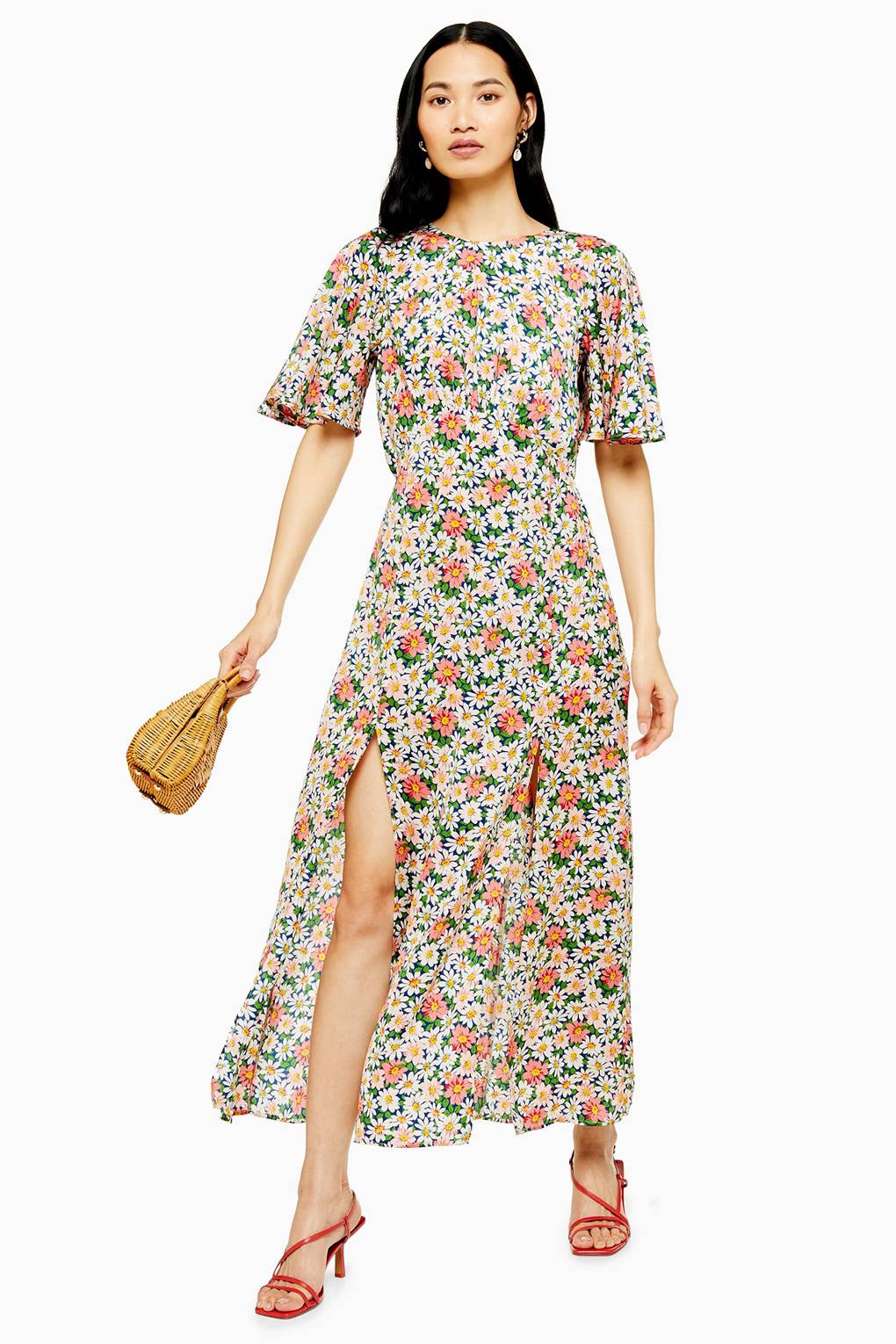 topshop austin midi dress