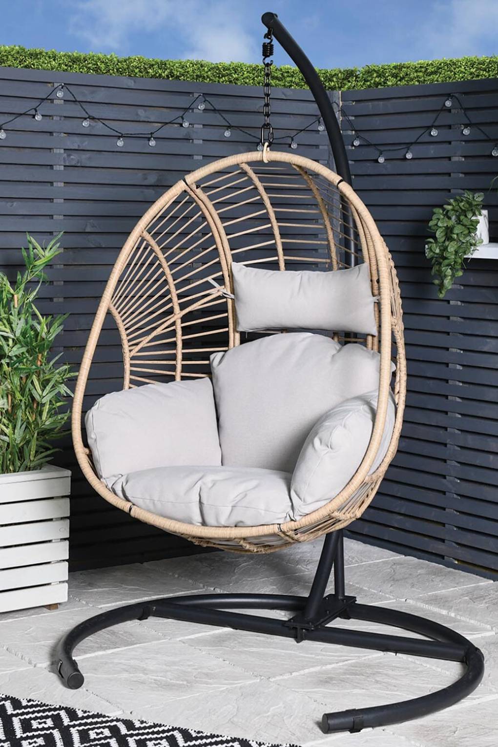 13 Best Hanging Egg Chairs For Summer 2021 Glamour UK   Selene 