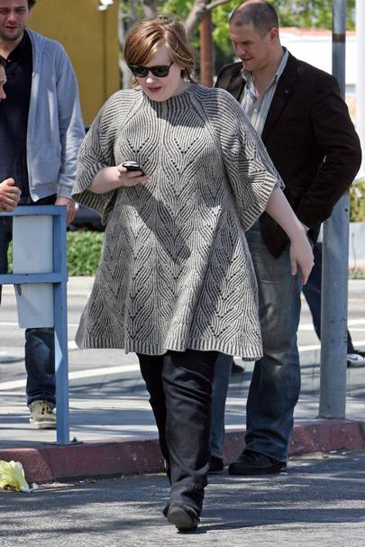 adele casual style