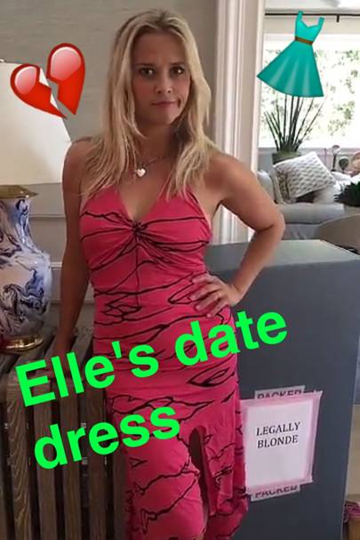 Legally Blonde Outfits Reese Witherspoon Snapchats Glamour Uk