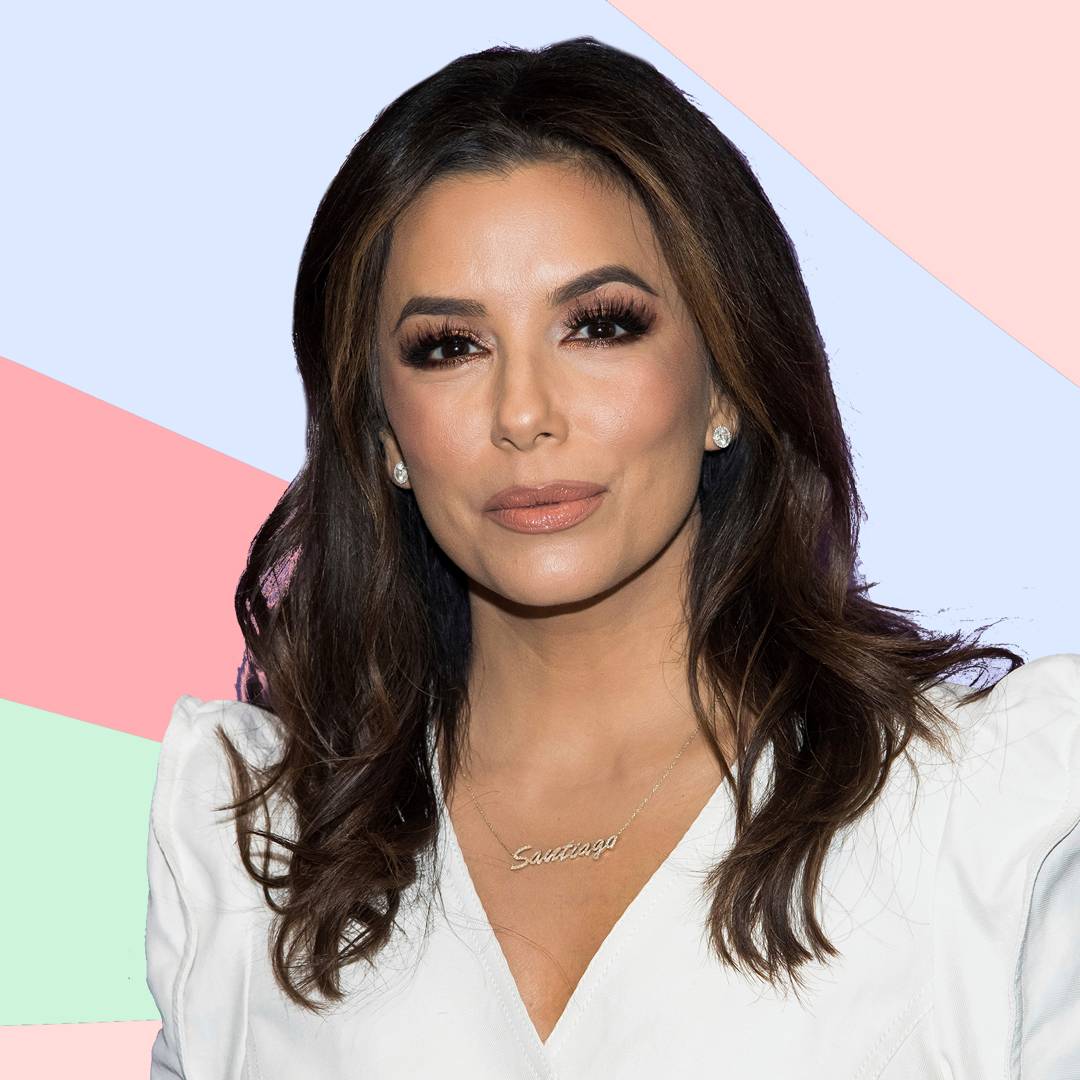 Image: We can't stop watching this mesmerising video of Eva Longoria concealing her natural grey hairs