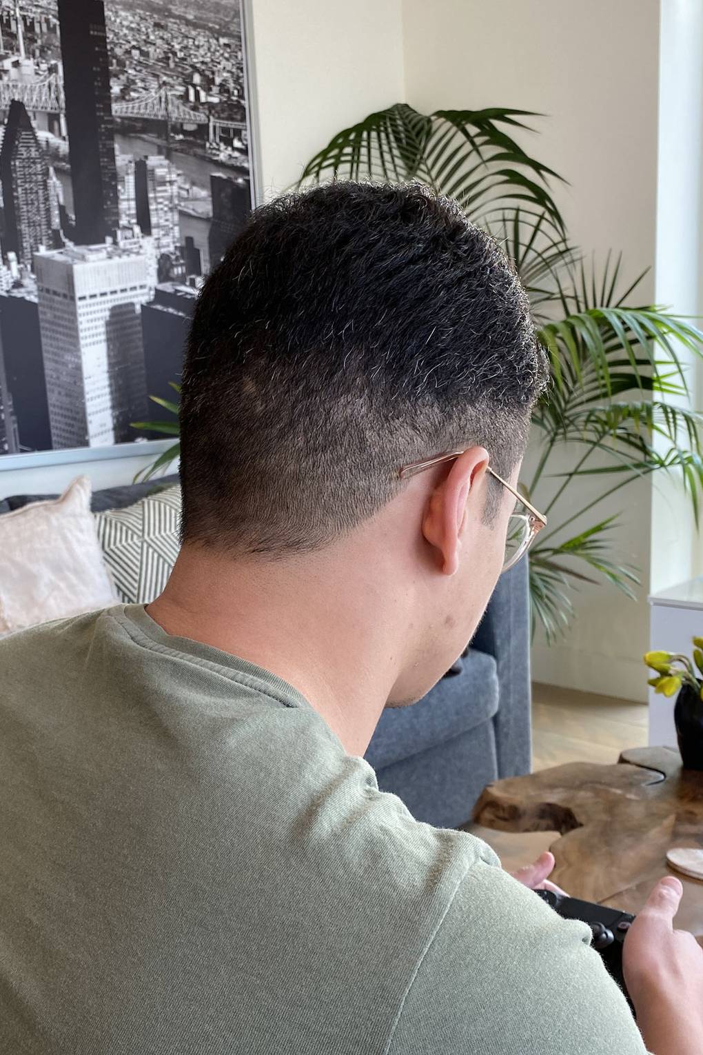 how to cut man hair with machine