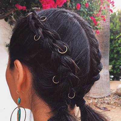 27 Ways To Tie Your Hair Back If It’s Super Short | Glamour UK