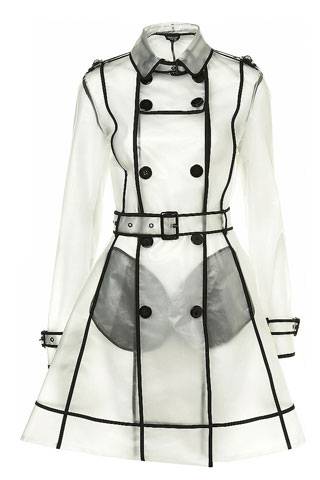 topshop pvc coat