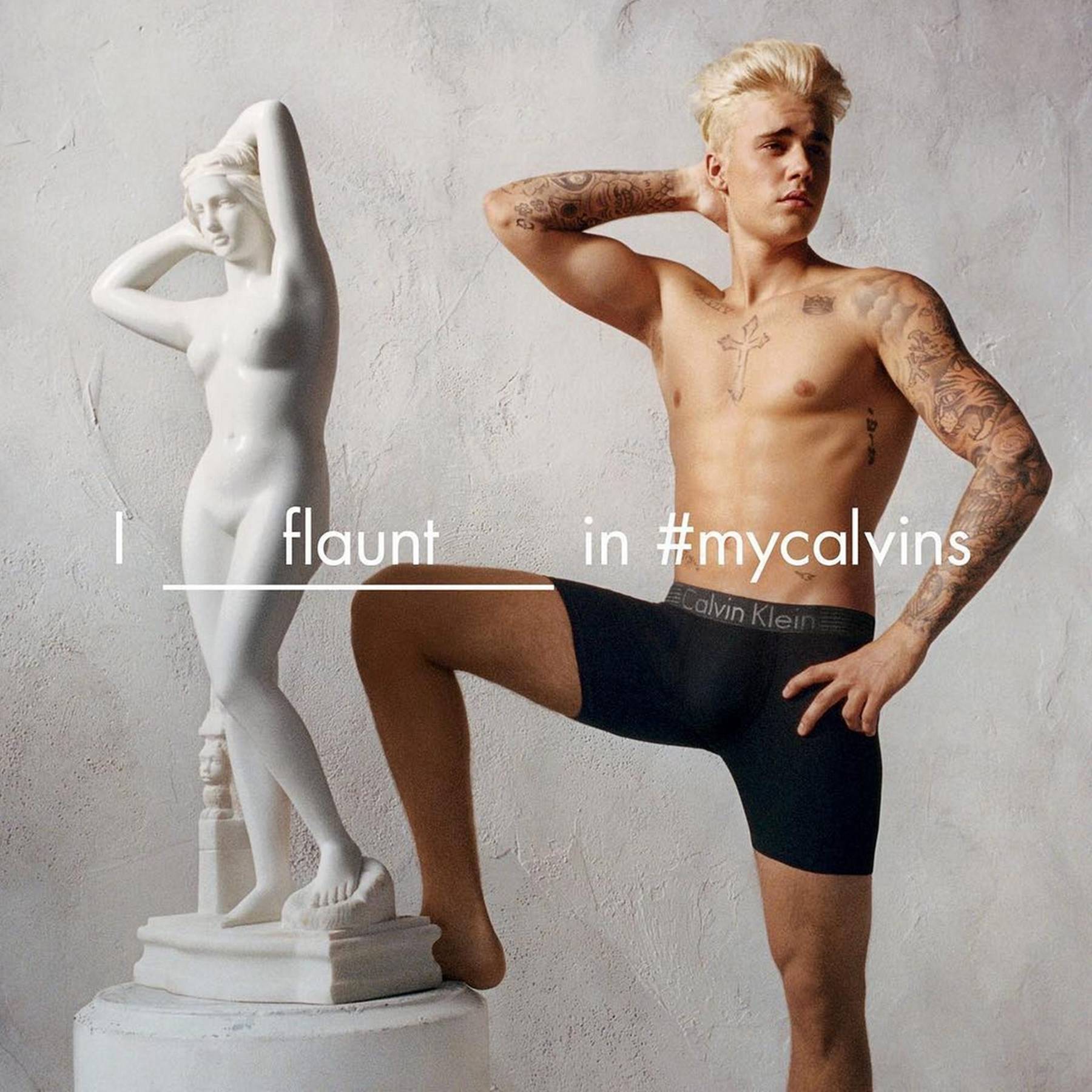 Justin Bieber Calvin Klein Ad Campain Photos Video Spring 16 Glamour Uk