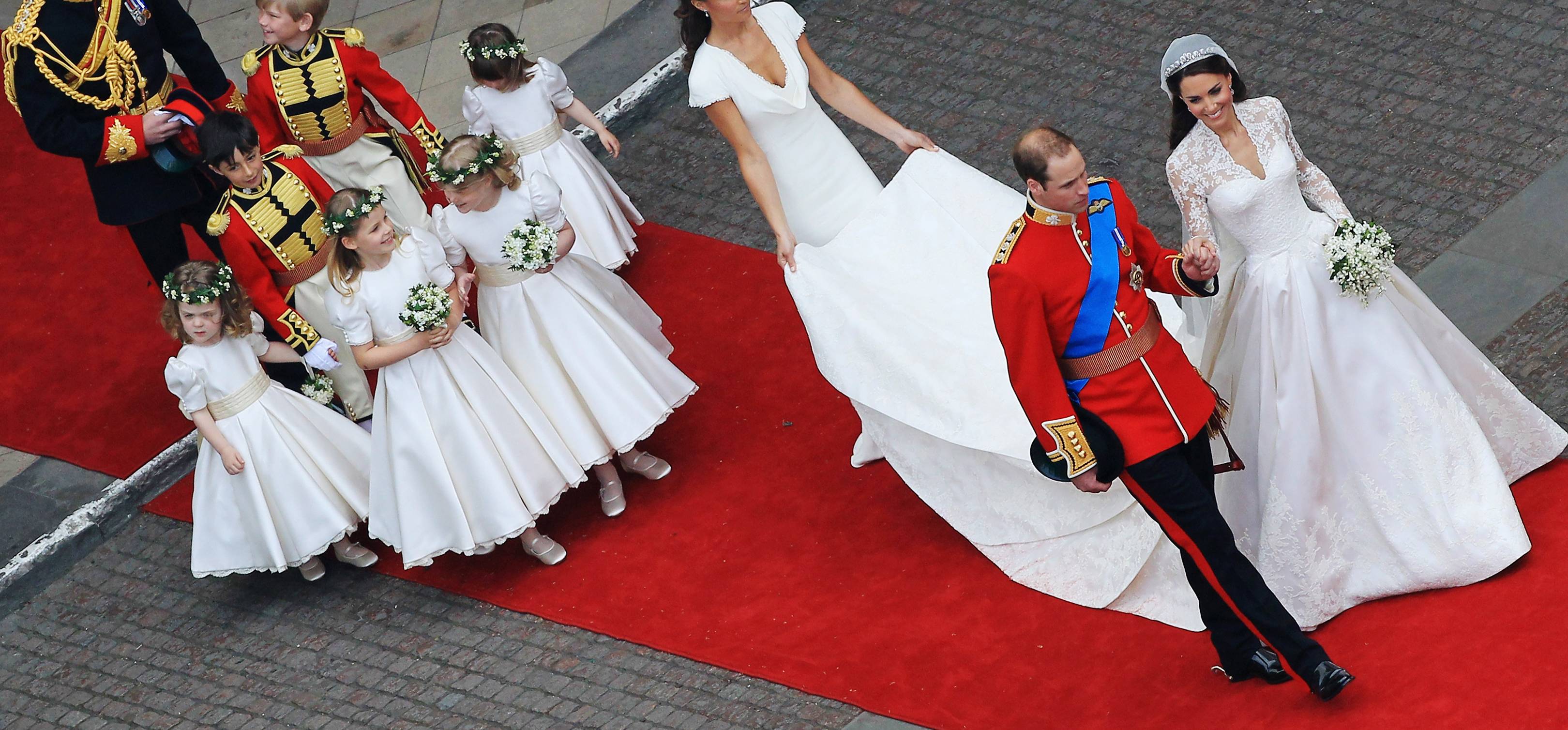 Kate Middleton Second Wedding Dress Glamour Uk