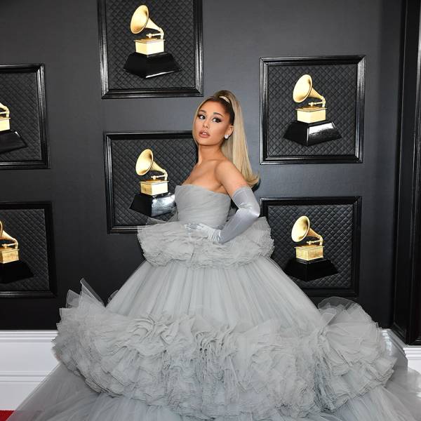 Ariana Grande Looks Epic In A Major Dress On The Grammys Red Carpet ...