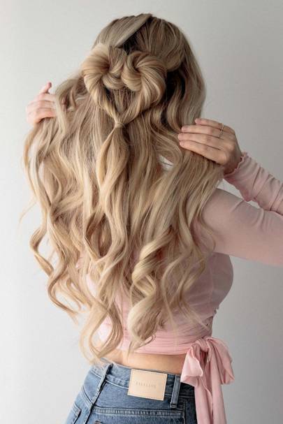 23 Half Up Half Down Hairstyles To Have In Your Locker Glamour Uk