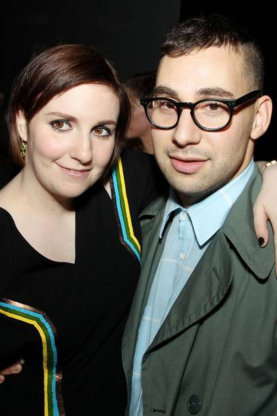 Lena Dunham And Jack Antonoff  Glamour 6jan15 Rexfeatures B 