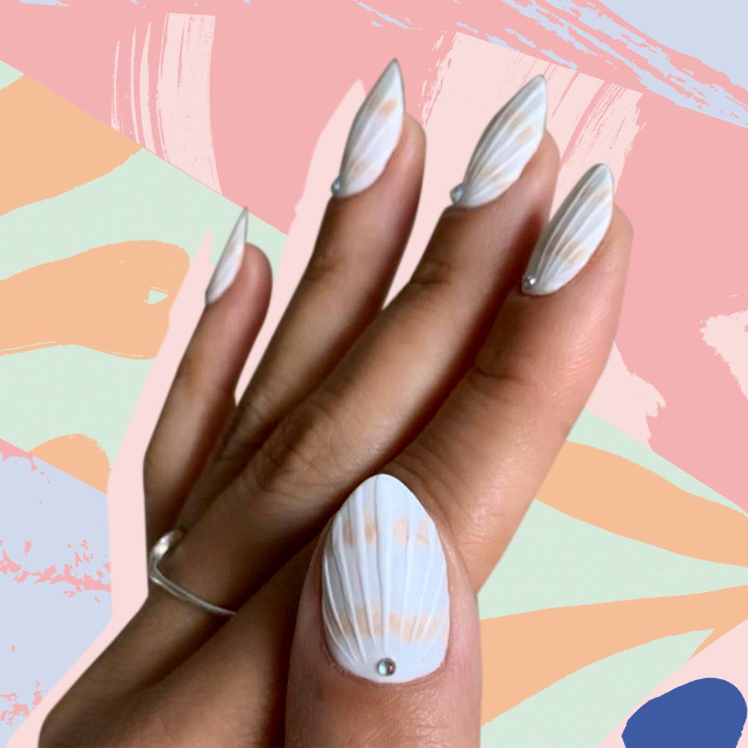 Image: Shell nails are the prettiest act of escapism