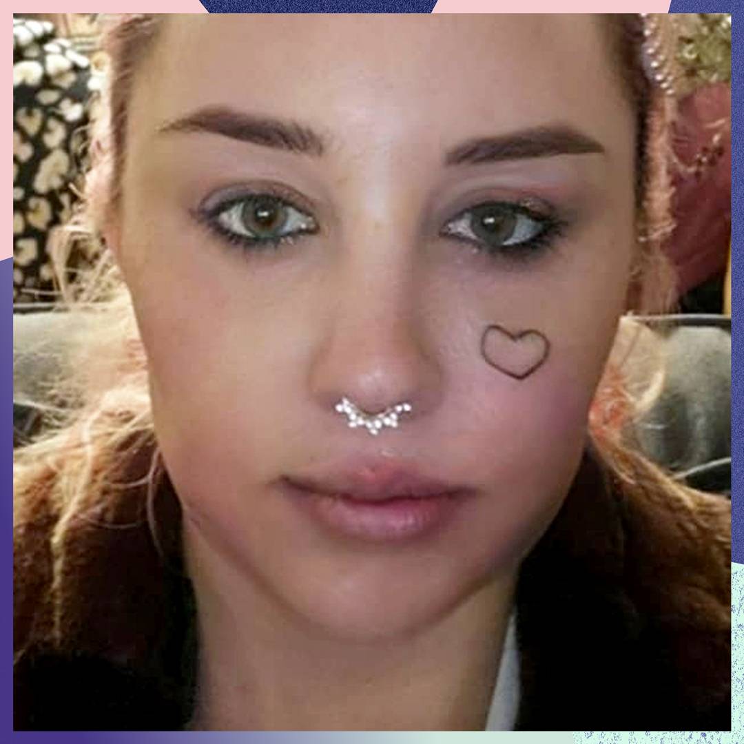 Image: Amanda Bynes just unveiled a quirky face tattoo