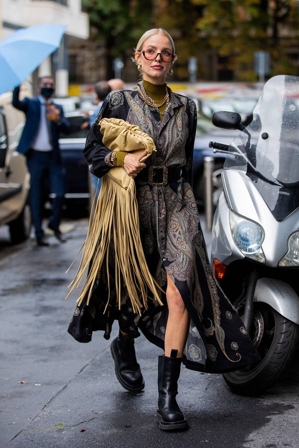 celebrity winter outfits 2021