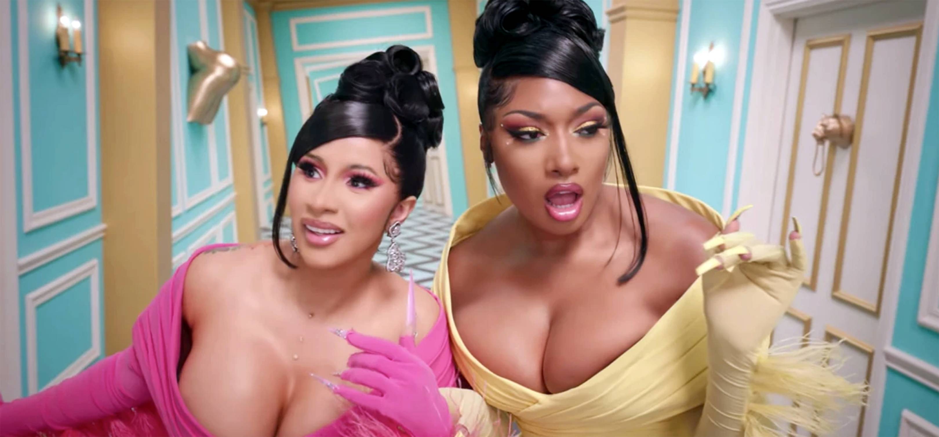 Cardi B And Meg Thee Stallion Are Poster Girls For Owning Their Sexuality Glamour Uk - wap roblox id cardi b loud