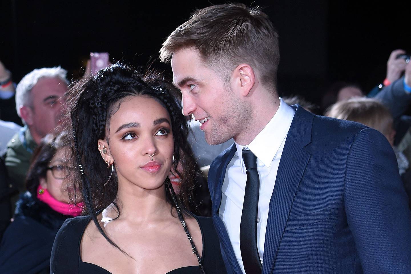 Robert Pattinson FKA twigs at the The Lost City of Z premiere | Glamour UK1440 x 960