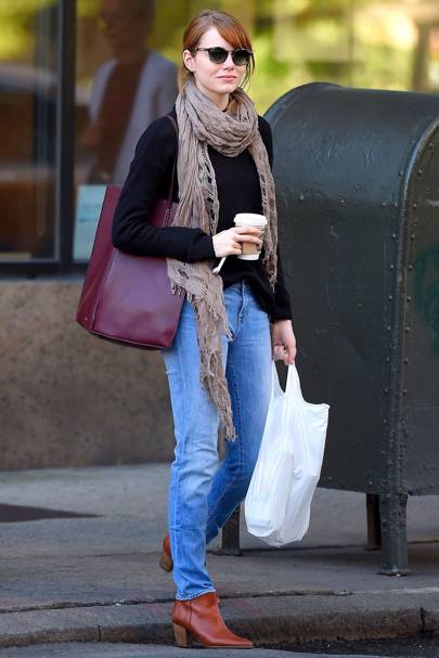 emma stone casual outfits