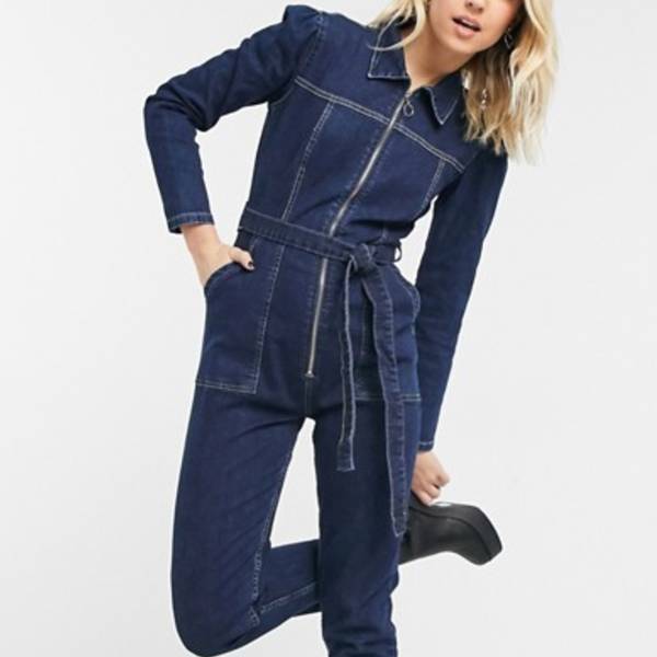 17 Of The Best Denim Jumpsuits To Wear Now And All Spring Long Glamour Uk