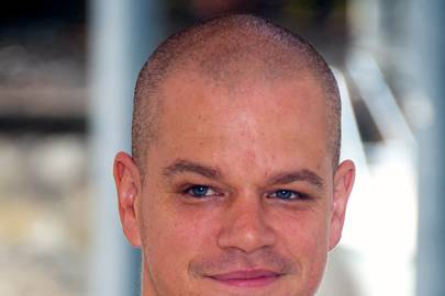 Matt Damon’s shaved head - celebrity hair and hairstyles | Glamour UK