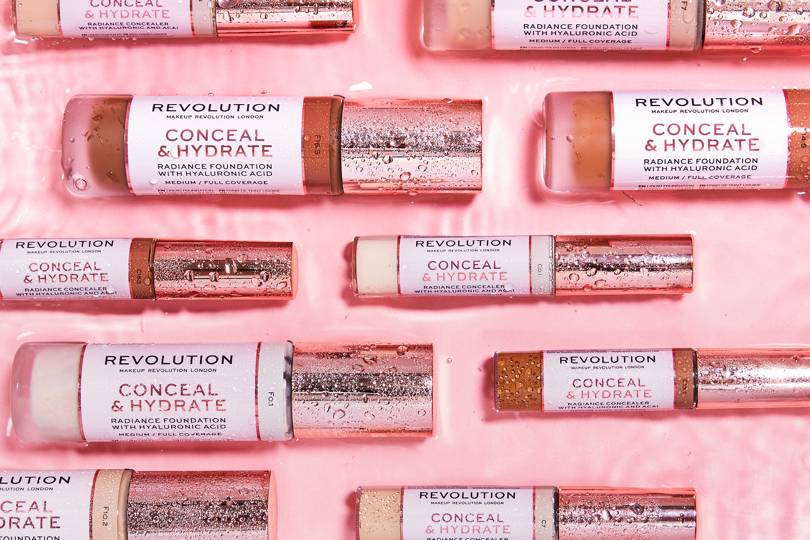 Revolution Launches Hydrating Foundation And Concealer With Hyaluronic ...