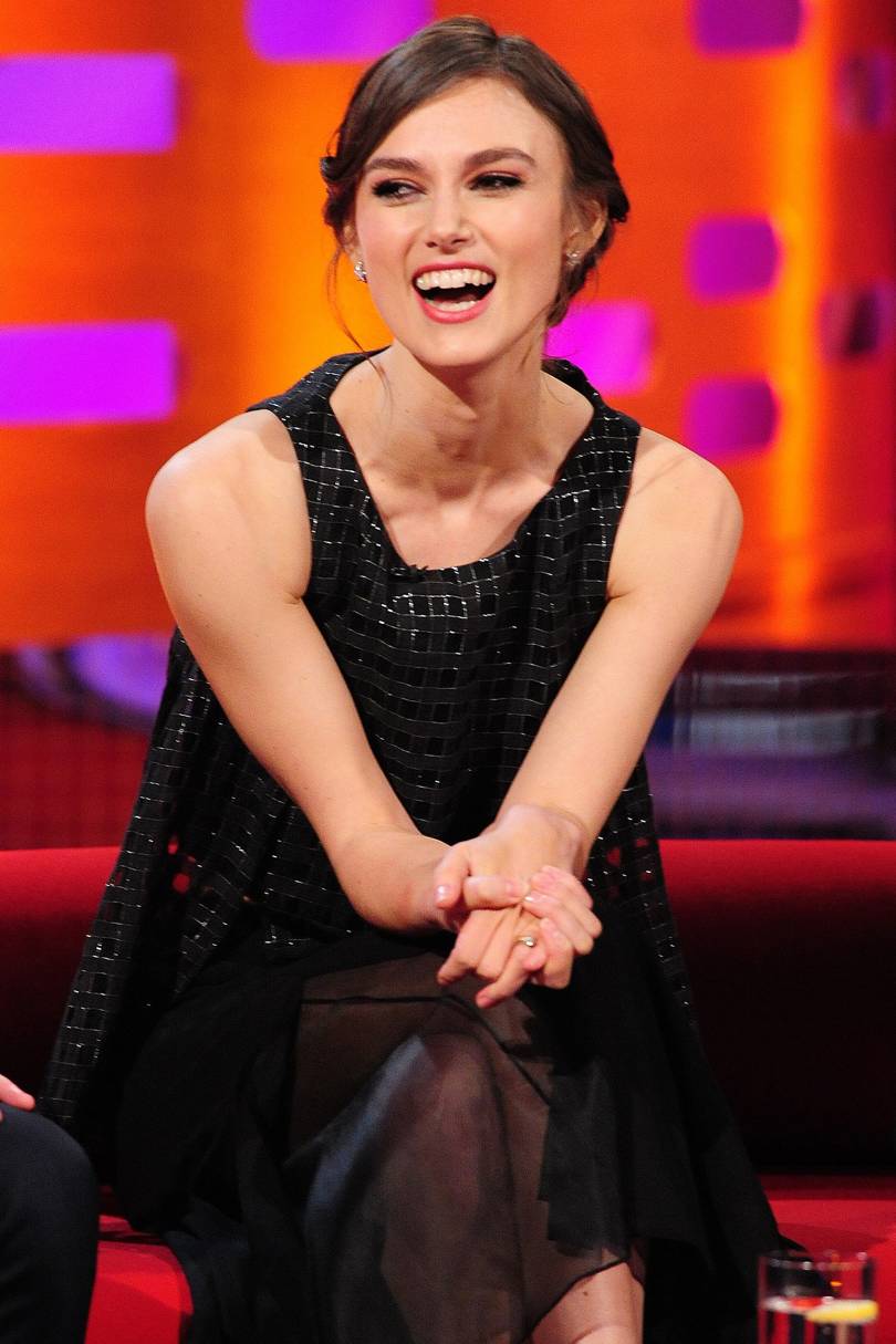 Keira Knightley And Boobs Keira Knightley And Pout Graham Norton Interview 2014 Celebrity News
