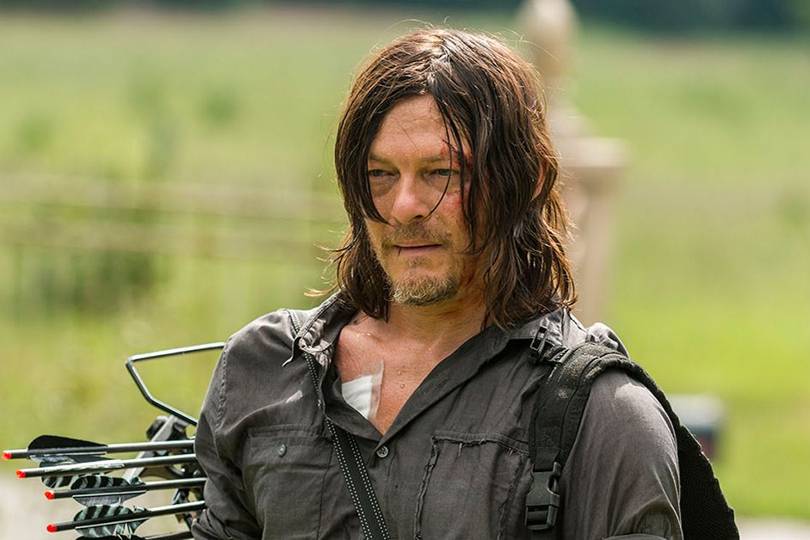 The Walking Dead Season 7 finale - cast & crew interview, Norman Reedus ...