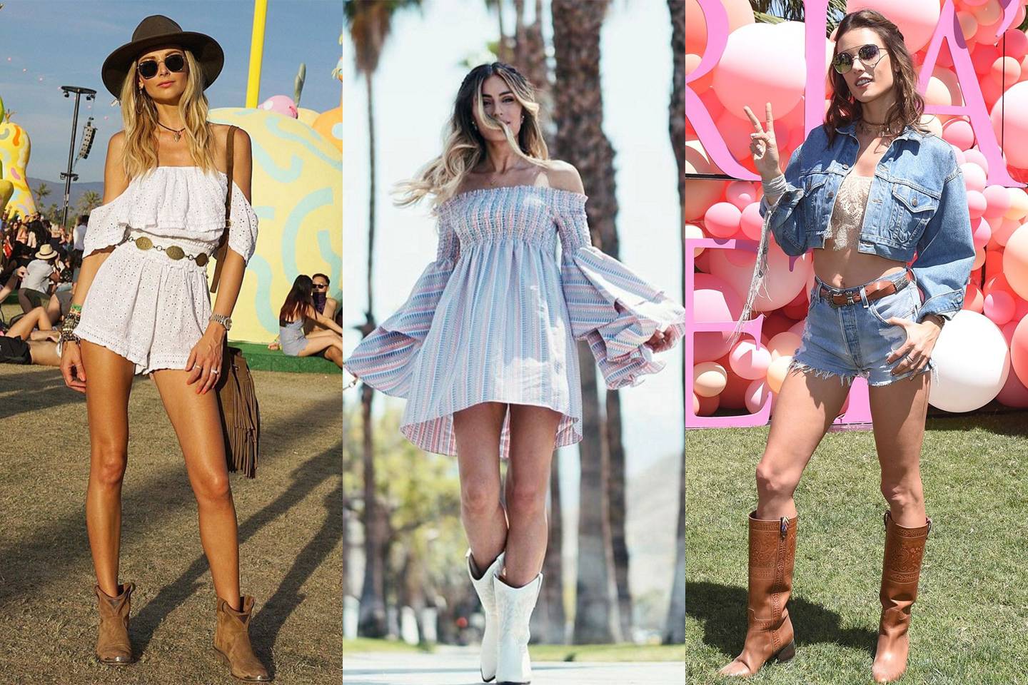 Coachella Fashion Trends 2017: Fishnet Tights, Cowboy Boots & Chainmail ...