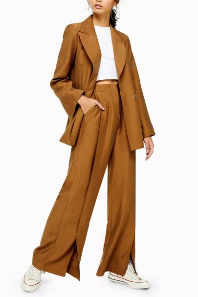 cotton trouser suit ladies