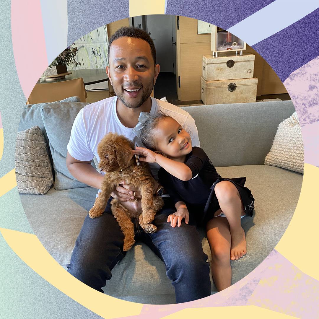 Image: Chrissy Teigen and John Legend have adopted a new puppy and we can't handle the cuteness