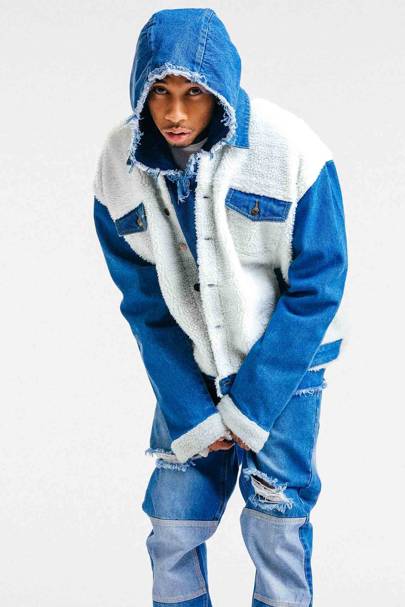 Tyga x BoohooMAN collection: Shearling Jackets & Jeans | Glamour UK