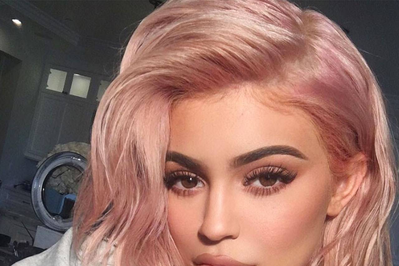 Kylie Jenner Rose Gold Hair Glamour UK