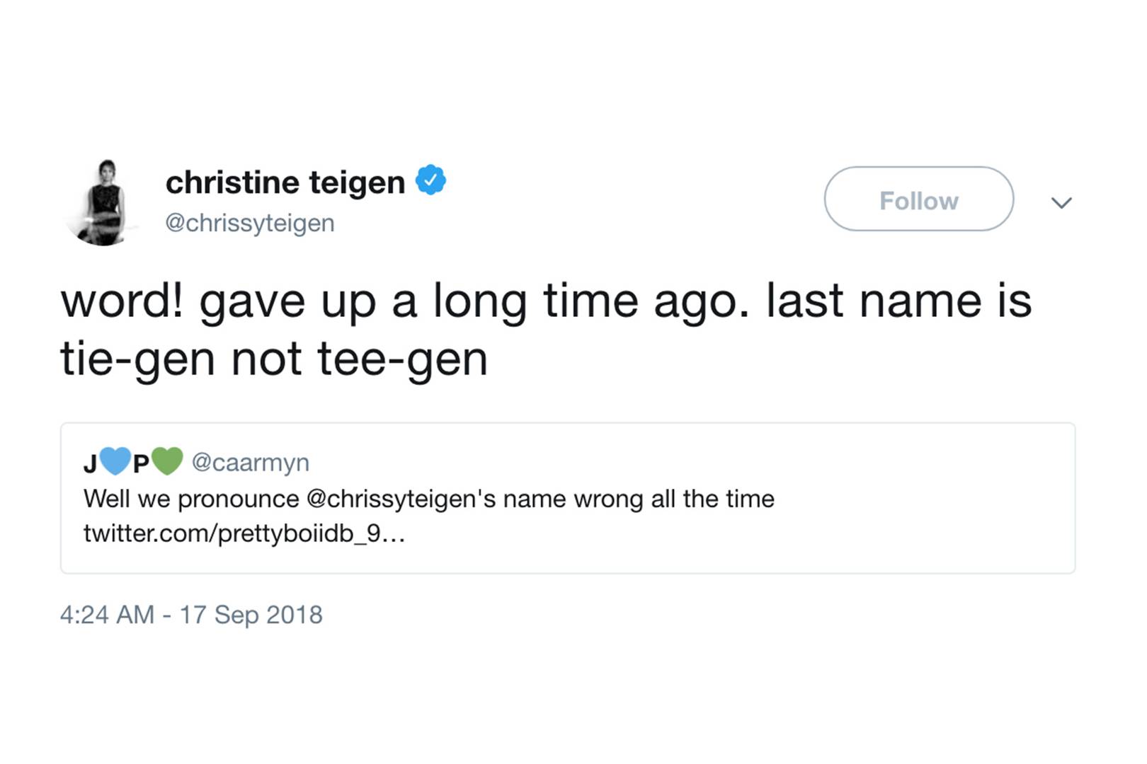 Chrissy Teigen S Best Ever Funny Tweets In Honour Of Her Birthday Glamour Uk