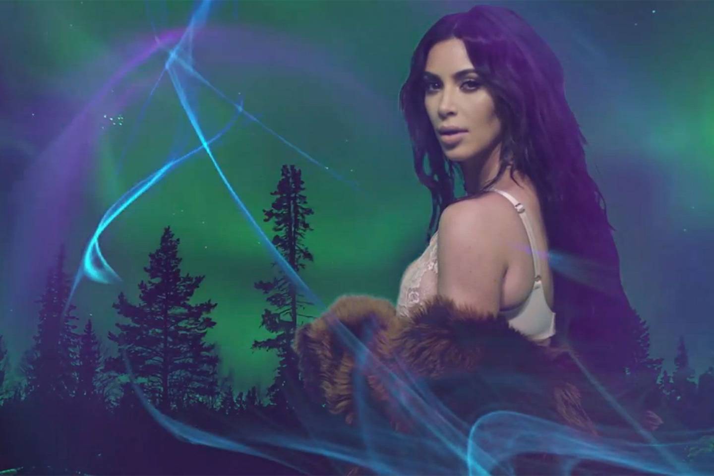 Kim Kardashian LOVE Magazine's advent calendar series video Glamour UK