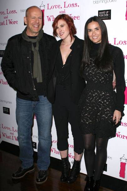 Demi Moore & Bruce Willis & Rumer Willis