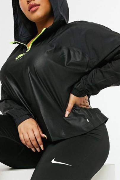 cropped running jacket