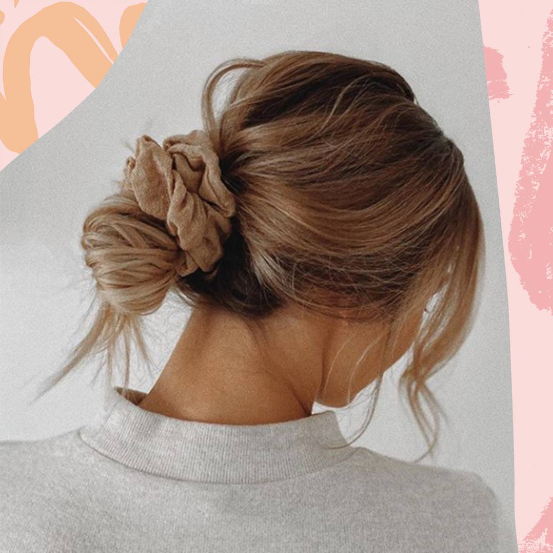 Image: Effortless autumn hairstyles, from low knots to velvet scrunchies