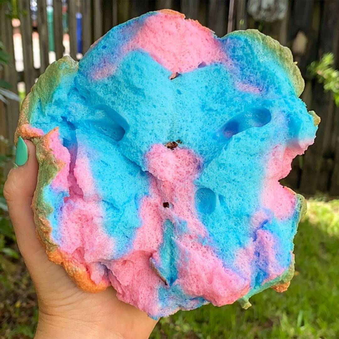 Image: Move over, banana bread! Cloud bread is the colourful baking craze you're seeing all over Insta and TikTok