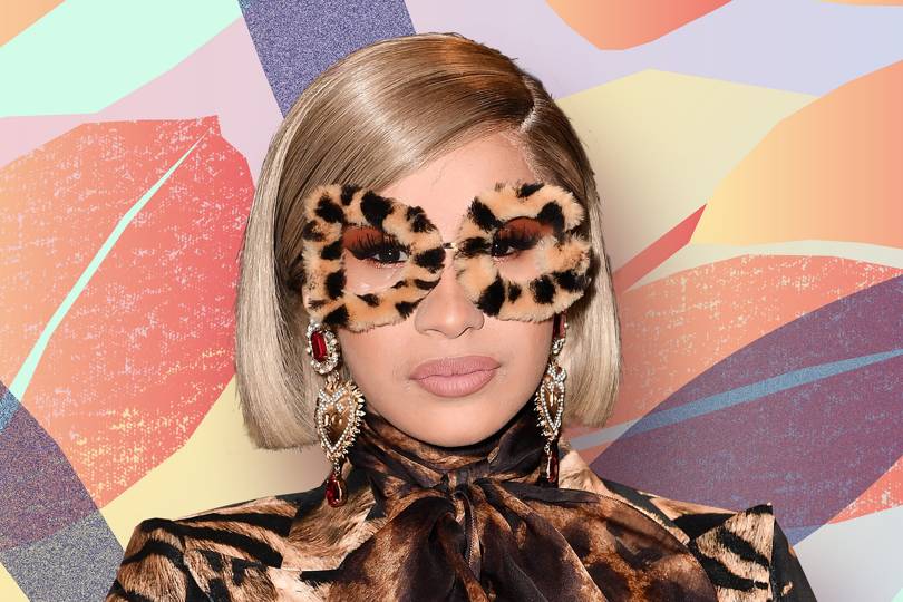 Cardi B Slays The Front Row In Milan Wearing Head-to-Toe Leopard ...