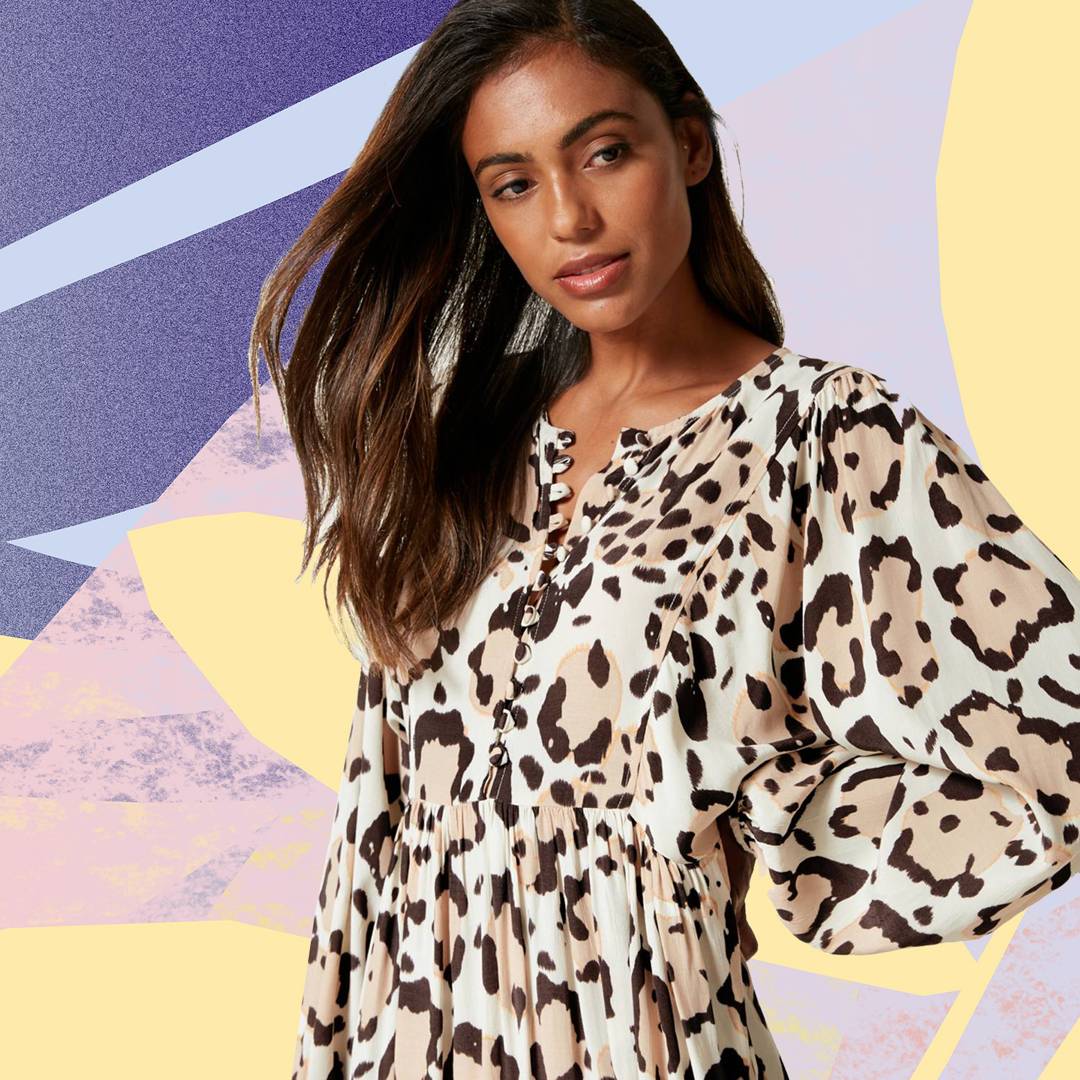 Image: This animal print M&S dress keeps selling out (and we can totally see why)