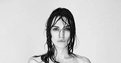 Keira Knightley poses topless for Interview Magazine Glamour UK